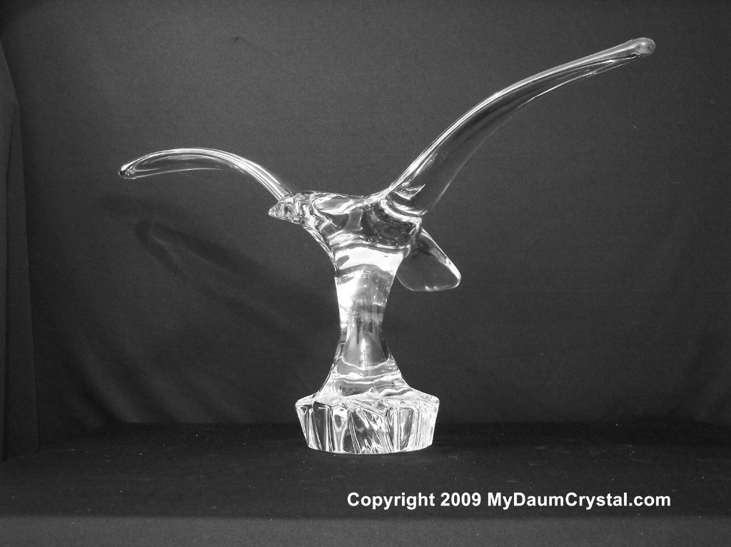 My Daum Crystal Eagle on Base